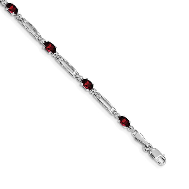 14k White Gold Bracelets Style BM4492 - Classique Jewelry Inc.