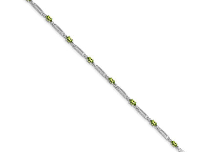 14k White Gold Bracelets Style BM4492 - Classique Jewelry Inc.