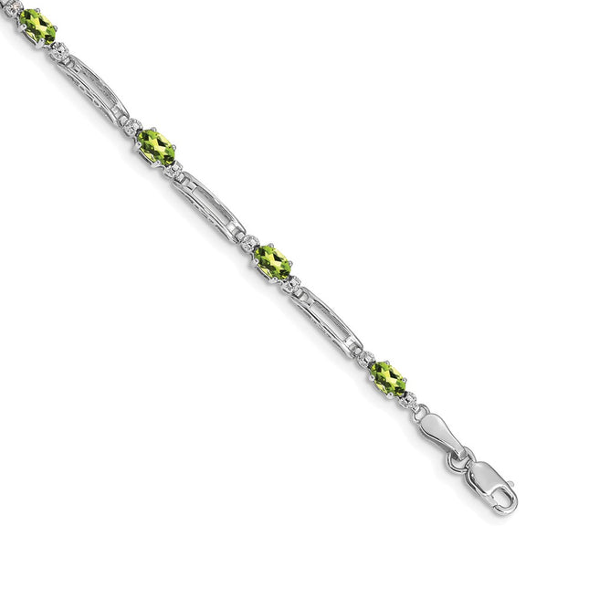 14k White Gold Bracelets Style BM4492 - Classique Jewelry Inc.