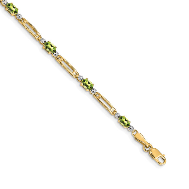 14k Yellow Gold Bracelets Style BM4492 - Classique Jewelry Inc.