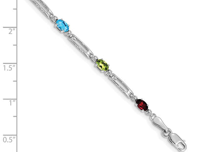 14k White Gold Bracelets Style BM4492 - Classique Jewelry Inc.