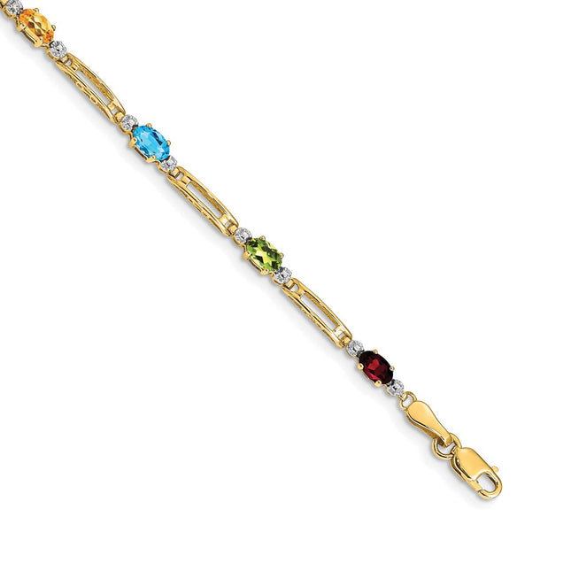 14k Yellow Gold Bracelets Style BM4492 - Classique Jewelry Inc.