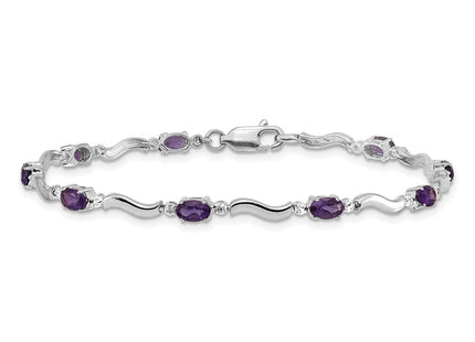 14k White Gold Bracelets Style BM4493 - Classique Jewelry Inc.