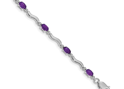 14k White Gold Bracelets Style BM4493 - Classique Jewelry Inc.