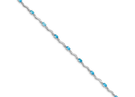 14k White Gold Bracelets Style BM4493 - Classique Jewelry Inc.