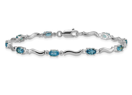 14k White Gold Bracelets Style BM4493 - Classique Jewelry Inc.