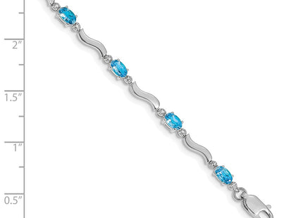 14k White Gold Bracelets Style BM4493 - Classique Jewelry Inc.