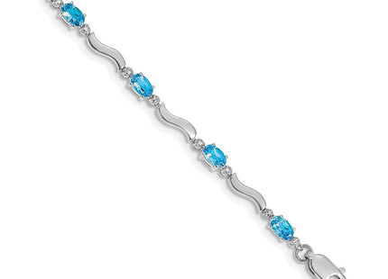14k White Gold Bracelets Style BM4493 - Classique Jewelry Inc.