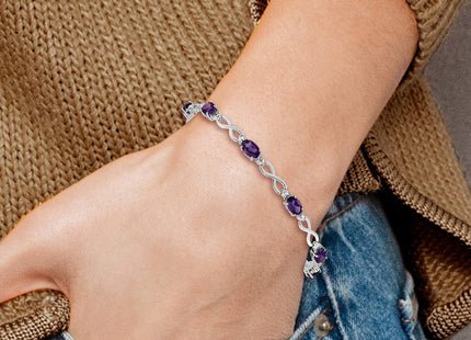 14k White Gold Bracelets Style BM4494 - Classique Jewelry Inc.