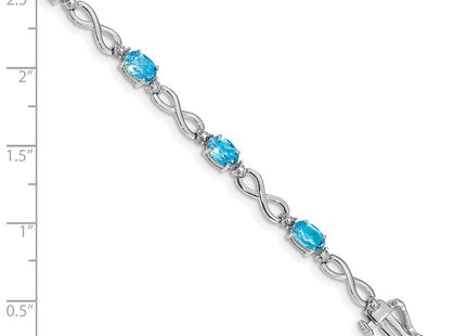 14k White Gold Bracelets Style BM4494 - Classique Jewelry Inc.