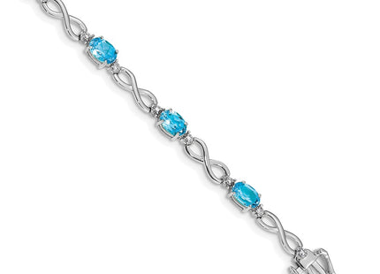 14k White Gold Bracelets Style BM4494 - Classique Jewelry Inc.