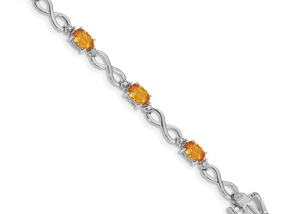 14k White Gold Bracelets Style BM4494 - Classique Jewelry Inc.
