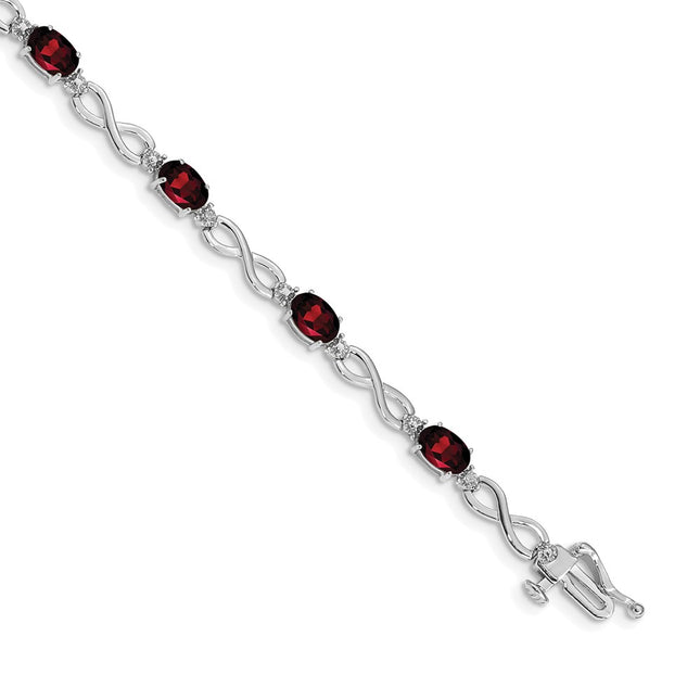 14k White Gold Bracelets Style BM4494 - Classique Jewelry Inc.