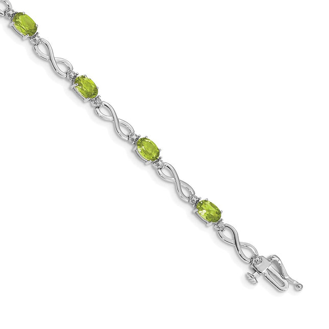 14k White Gold Bracelets Style BM4494 - Classique Jewelry Inc.