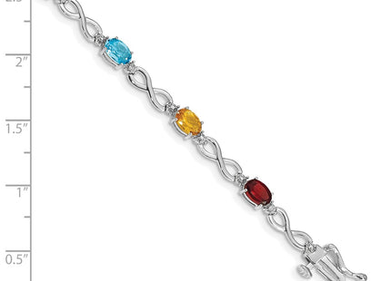 14k White Gold Bracelets Style BM4494 - Classique Jewelry Inc.