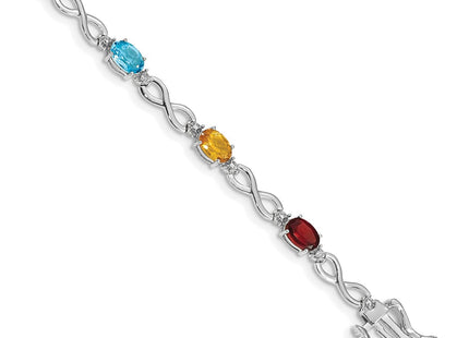14k White Gold Bracelets Style BM4494 - Classique Jewelry Inc.
