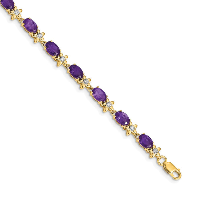 14k Yellow Gold Bracelets Style BM4495 - Classique Jewelry Inc.