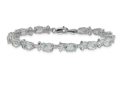 14k White Gold Bracelets Style BM4495 - Classique Jewelry Inc.