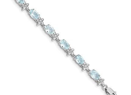 14k White Gold Bracelets Style BM4495 - Classique Jewelry Inc.