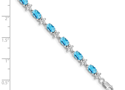 14k White Gold Bracelets Style BM4495 - Classique Jewelry Inc.