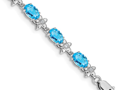 14k White Gold Bracelets Style BM4495 - Classique Jewelry Inc.