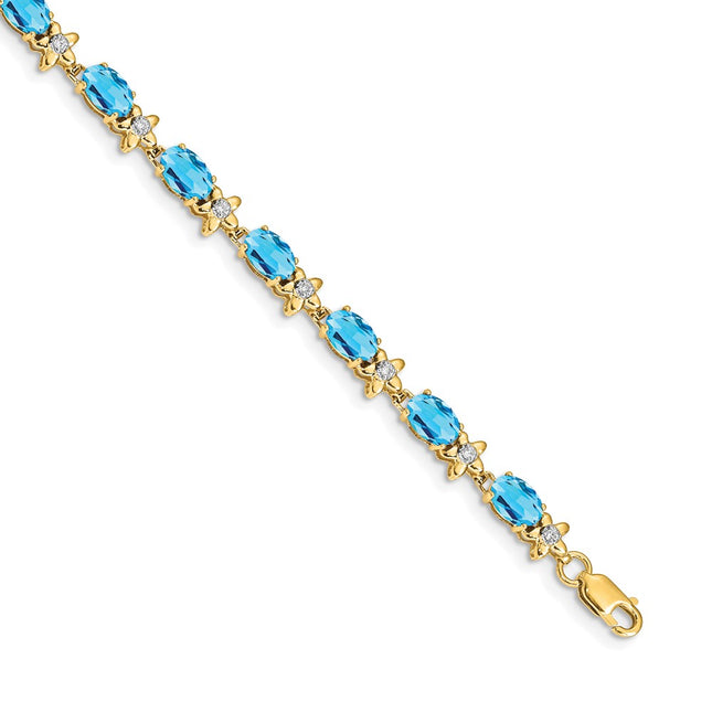 14k Yellow Gold Bracelets Style BM4495 - Classique Jewelry Inc.