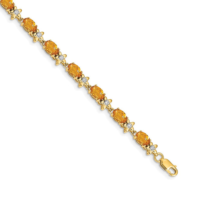 14k Yellow Gold Bracelets Style BM4495 - Classique Jewelry Inc.