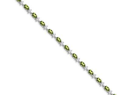 14k White Gold Bracelets Style BM4495 - Classique Jewelry Inc.