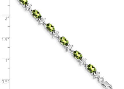 14k White Gold Bracelets Style BM4495 - Classique Jewelry Inc.