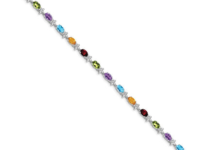 14k White Gold Bracelets Style BM4495 - Classique Jewelry Inc.