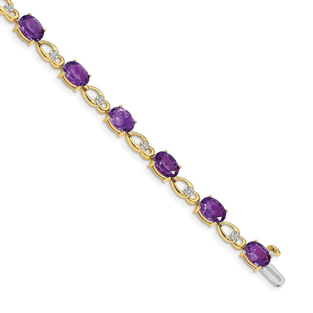14k Yellow Gold Bracelets Style BM4496 - Classique Jewelry Inc.