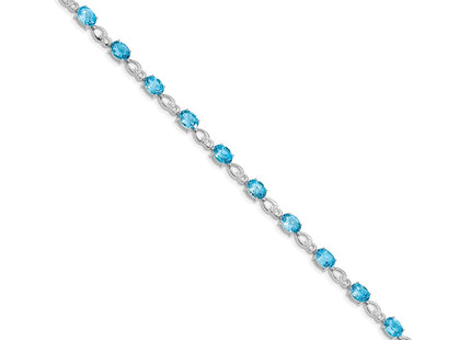 14k White Gold Bracelets Style BM4496 - Classique Jewelry Inc.