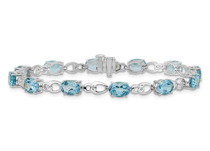 14k White Gold Bracelets Style BM4496 - Classique Jewelry Inc.