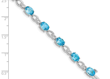14k White Gold Bracelets Style BM4496 - Classique Jewelry Inc.