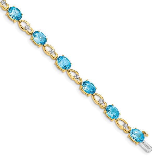 14k Yellow Gold Bracelets Style BM4496 - Classique Jewelry Inc.