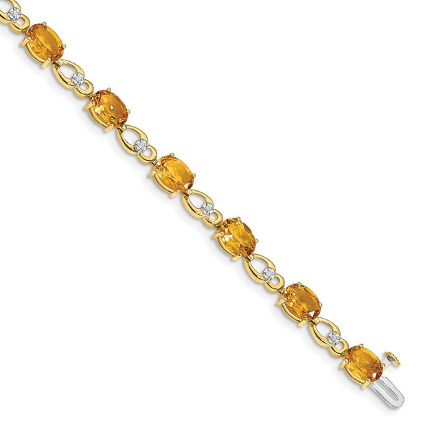 14k Yellow Gold Bracelets Style BM4496 - Classique Jewelry Inc.