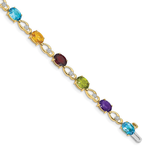 14k Yellow Gold Bracelets Style BM4496 - Classique Jewelry Inc.