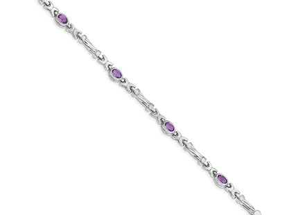 14k White Gold Bracelets Style BM4497 - Classique Jewelry Inc.