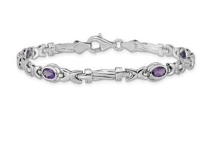 14k White Gold Bracelets Style BM4497 - Classique Jewelry Inc.