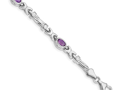 14k White Gold Bracelets Style BM4497 - Classique Jewelry Inc.