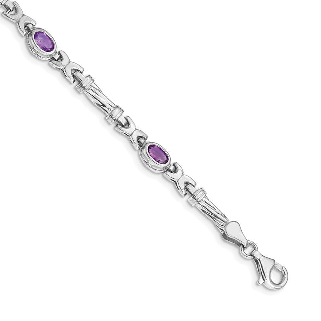 14k White Gold Bracelets Style BM4497 - Classique Jewelry Inc.