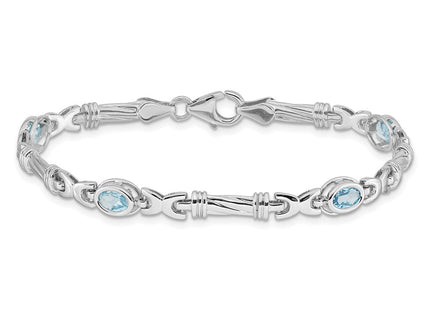 14k White Gold Bracelets Style BM4497 - Classique Jewelry Inc.