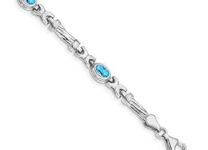 14k White Gold Bracelets Style BM4497 - Classique Jewelry Inc.