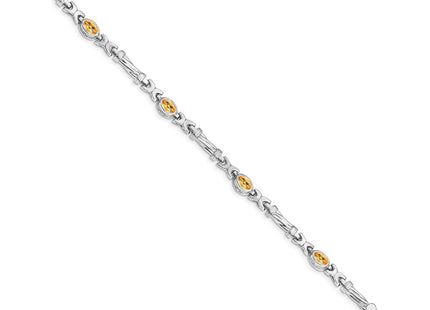 14k White Gold Bracelets Style BM4497 - Classique Jewelry Inc.