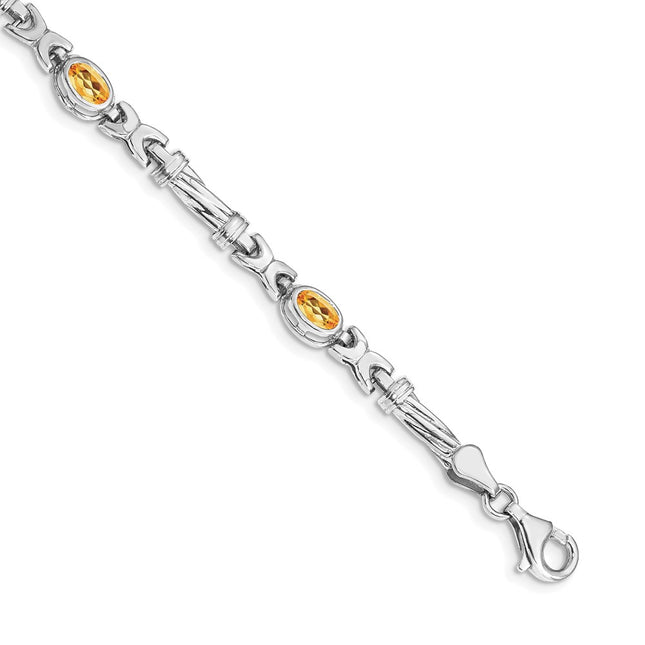 14k White Gold Bracelets Style BM4497 - Classique Jewelry Inc.