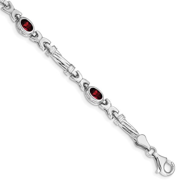 14k White Gold Bracelets Style BM4497 - Classique Jewelry Inc.