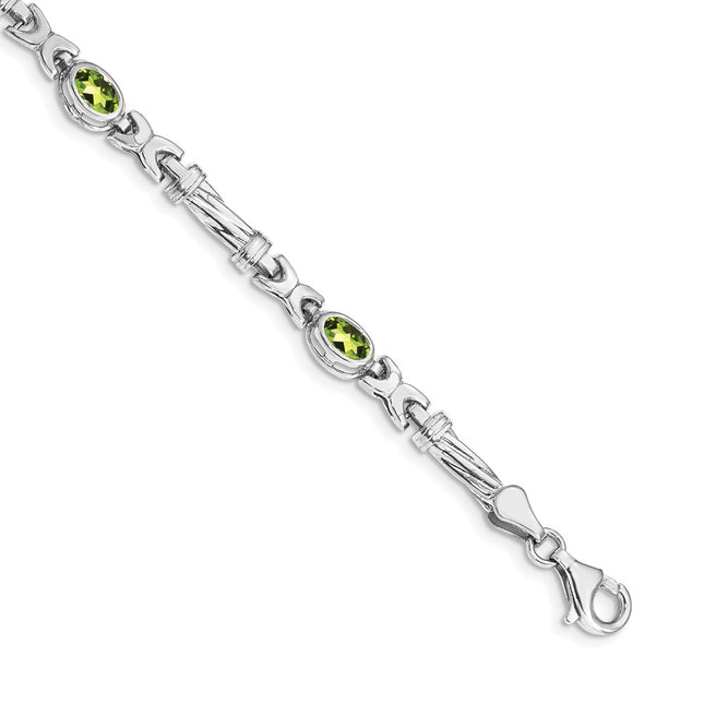 14k White Gold Bracelets Style BM4497 - Classique Jewelry Inc.