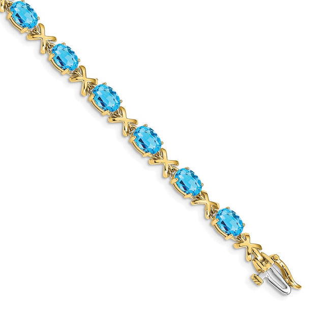 14k Yellow Gold Bracelets Style BM4499 - Classique Jewelry Inc.