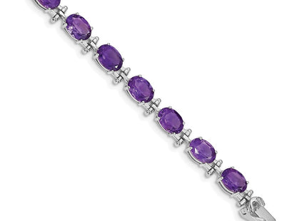 14k White Gold Bracelets Style BM4501 - Classique Jewelry Inc.