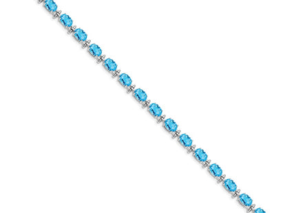 14k White Gold Bracelets Style BM4501 - Classique Jewelry Inc.